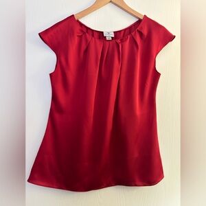 Worthington Vibrant Red Blouse